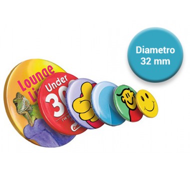 Spille personalizzate 32 mm